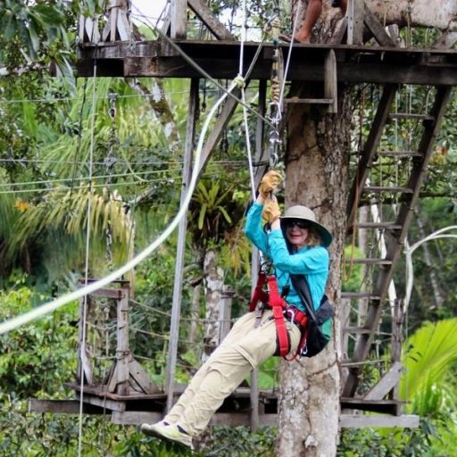 zipline-in-tambopata-with-andean-great-treks